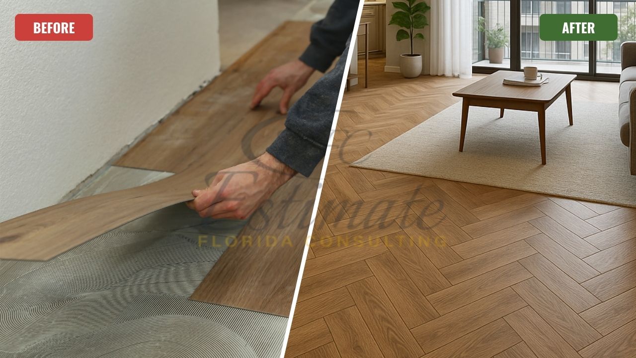 Vinyl Tile Installation for Multi-family Buildings in Weston