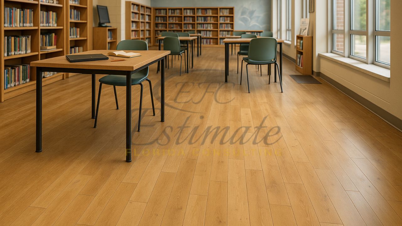 Vinyl Tile Installation for School Buildings in Parkland