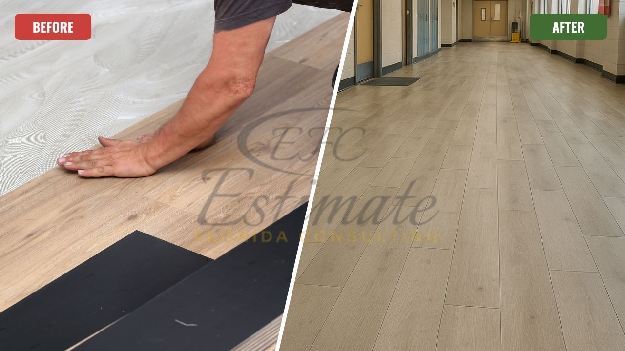 Vinyl Tile Installation for School Buildings in Parkland
