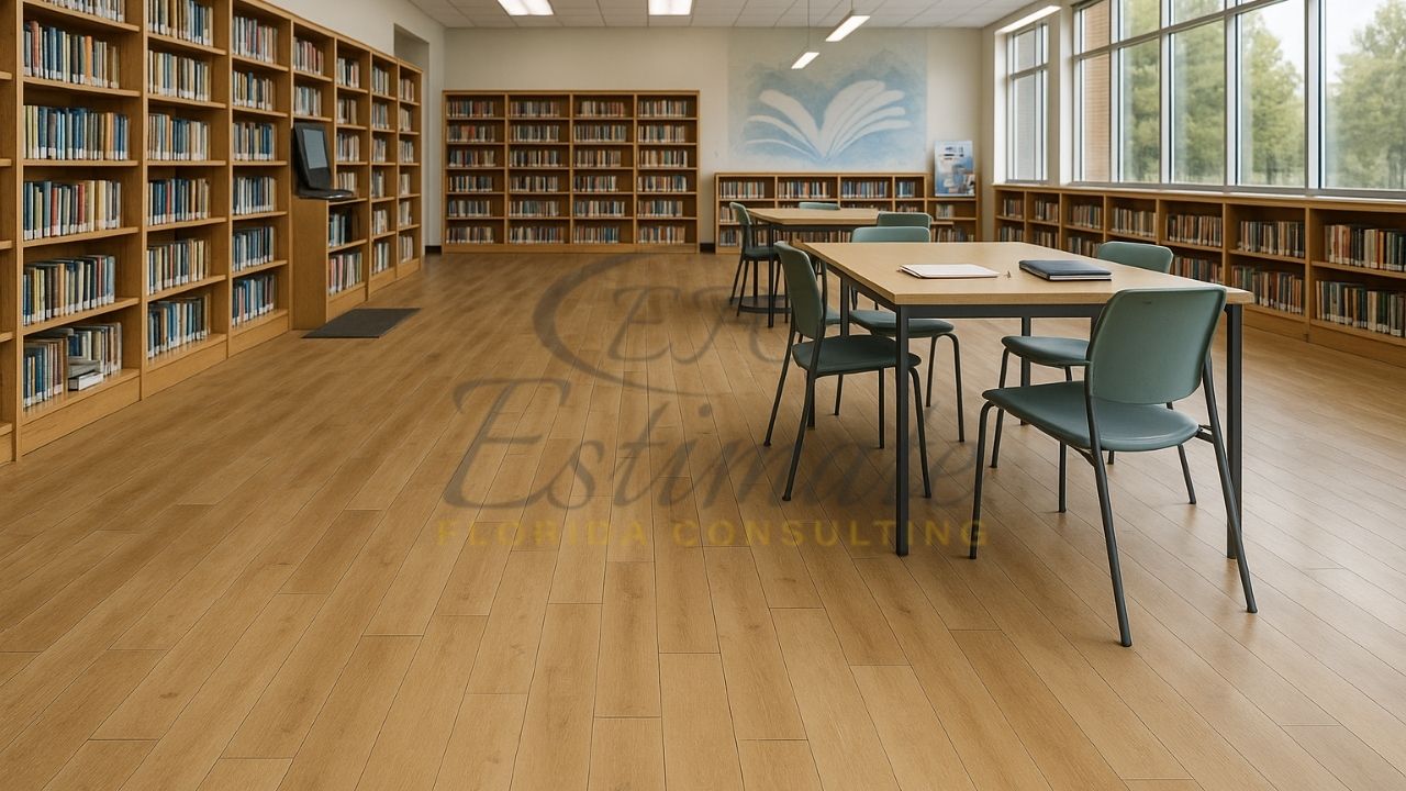Vinyl Tile Installation for School Buildings in Parkland
