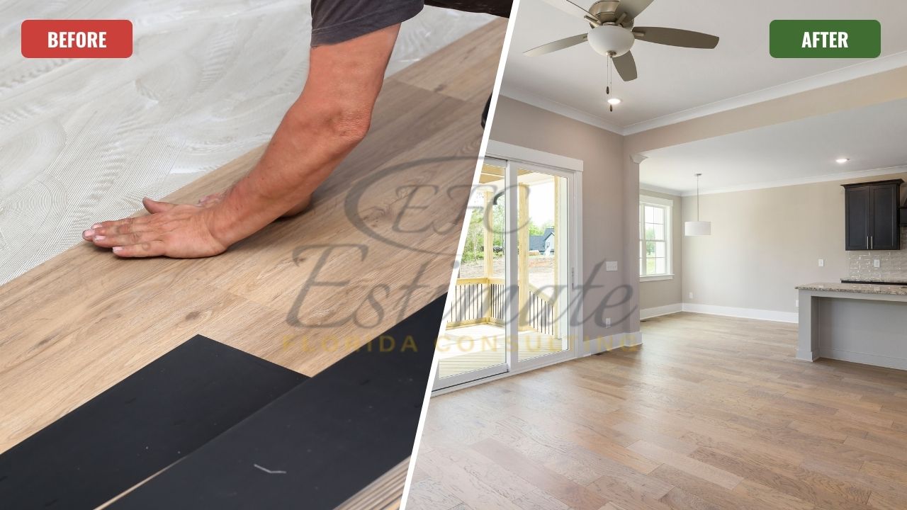 Vinyl Tile Installation in Delray Beach
