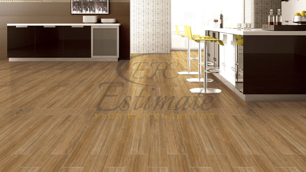 Wood-look Vinyl Tiles Flooring in Delray Beach