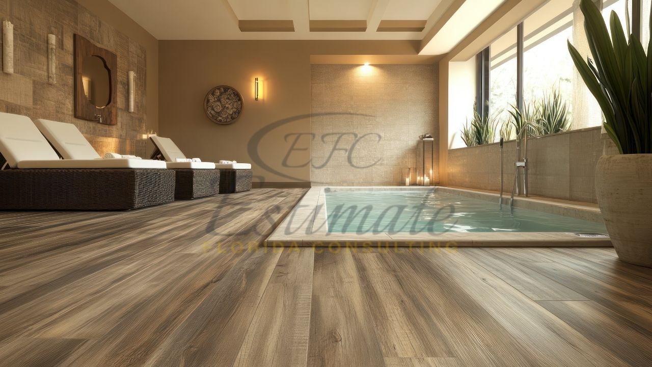 Wood-look Vinyl Tiles Flooring in Weston