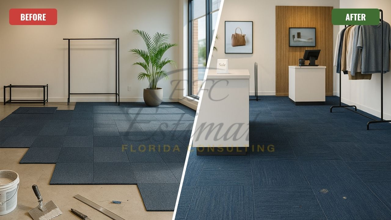 Carpet Tile Installation for Home Offices in Boynton Beach