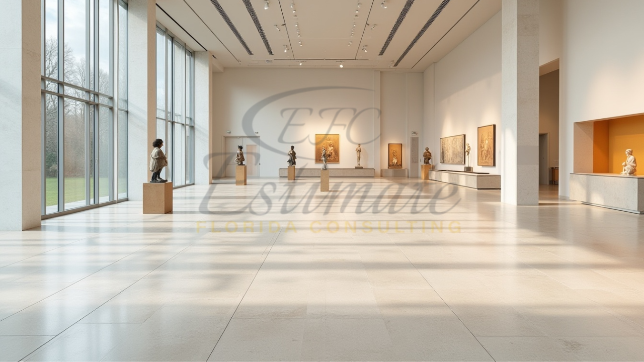 Porcelain Tile Installer for Museum in Jacksonville