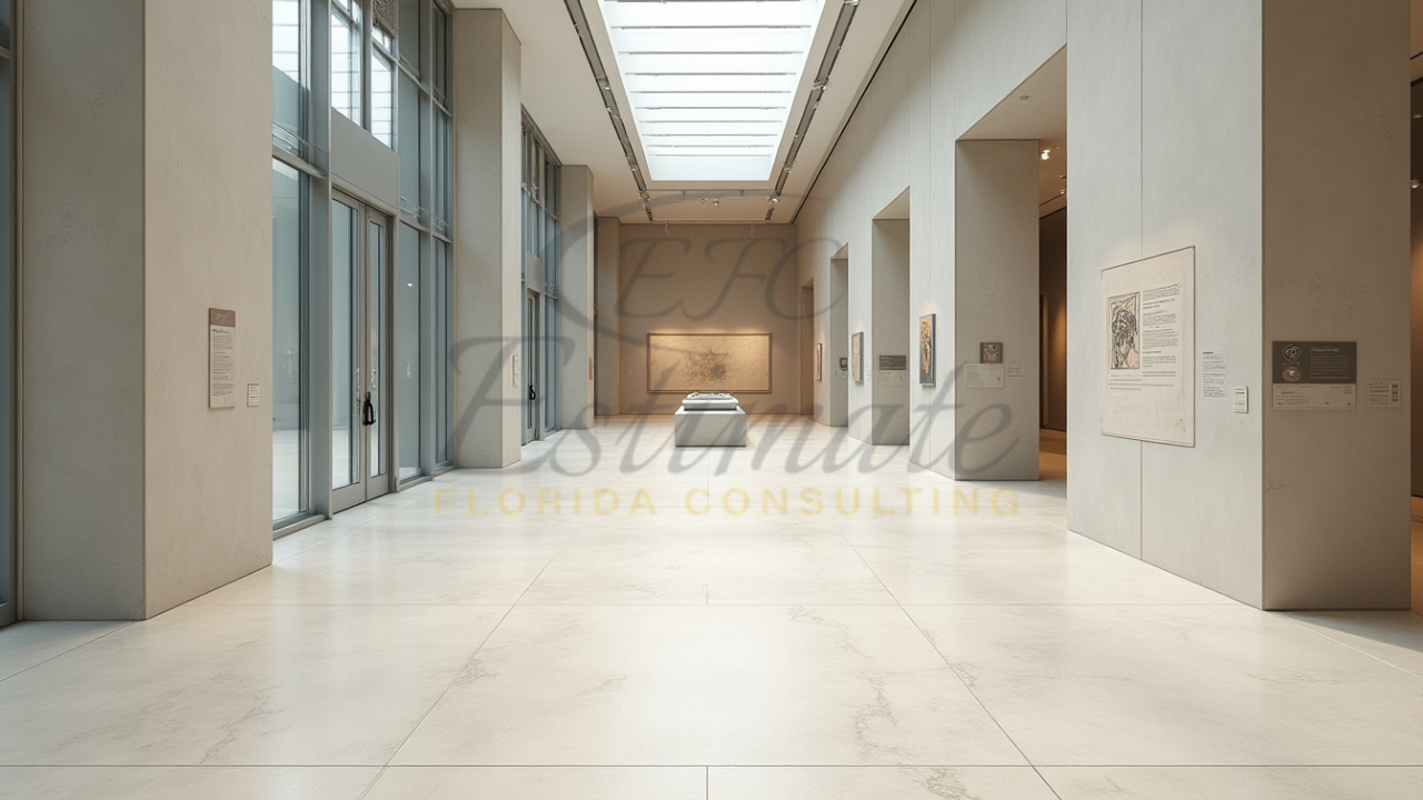 Porcelain Tile Installer for Museum in Clearwater