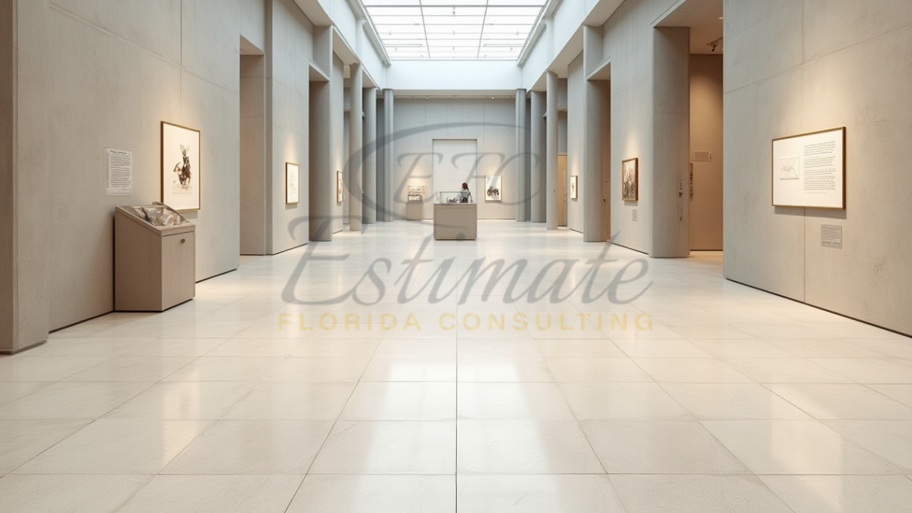 Porcelain Tile Installer for Museum in Boynton Beach