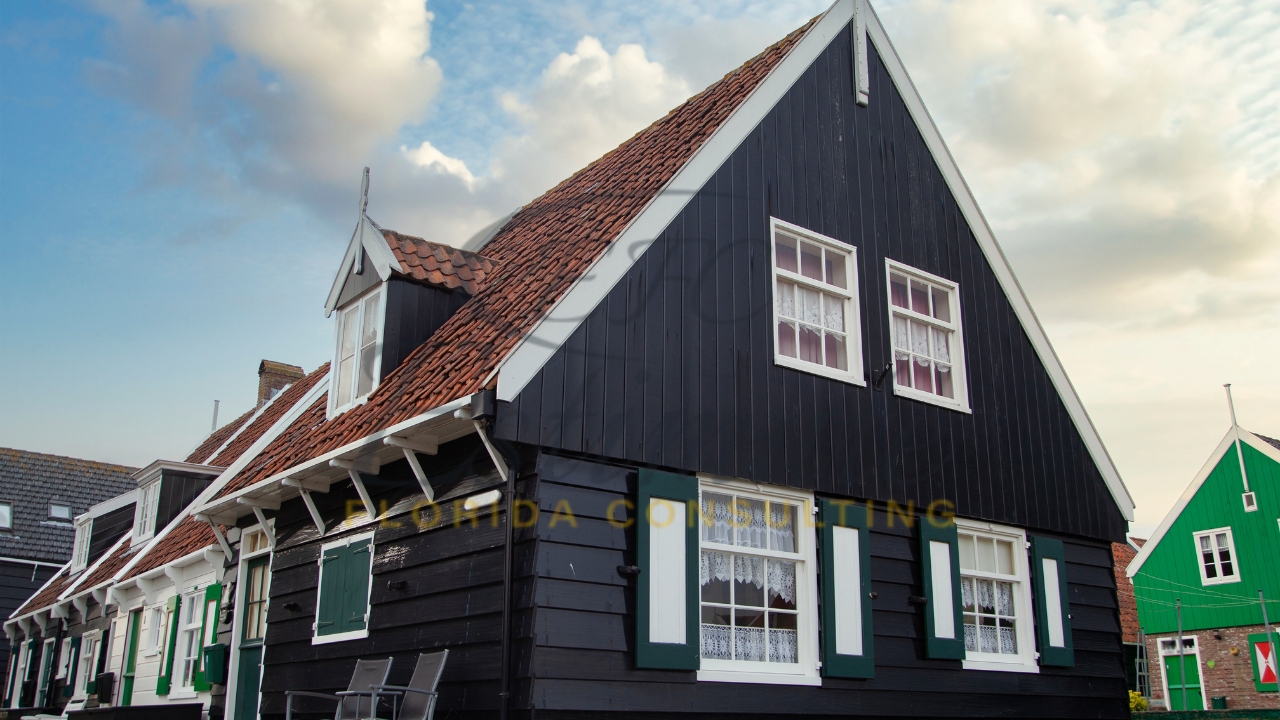 Black Siding House
