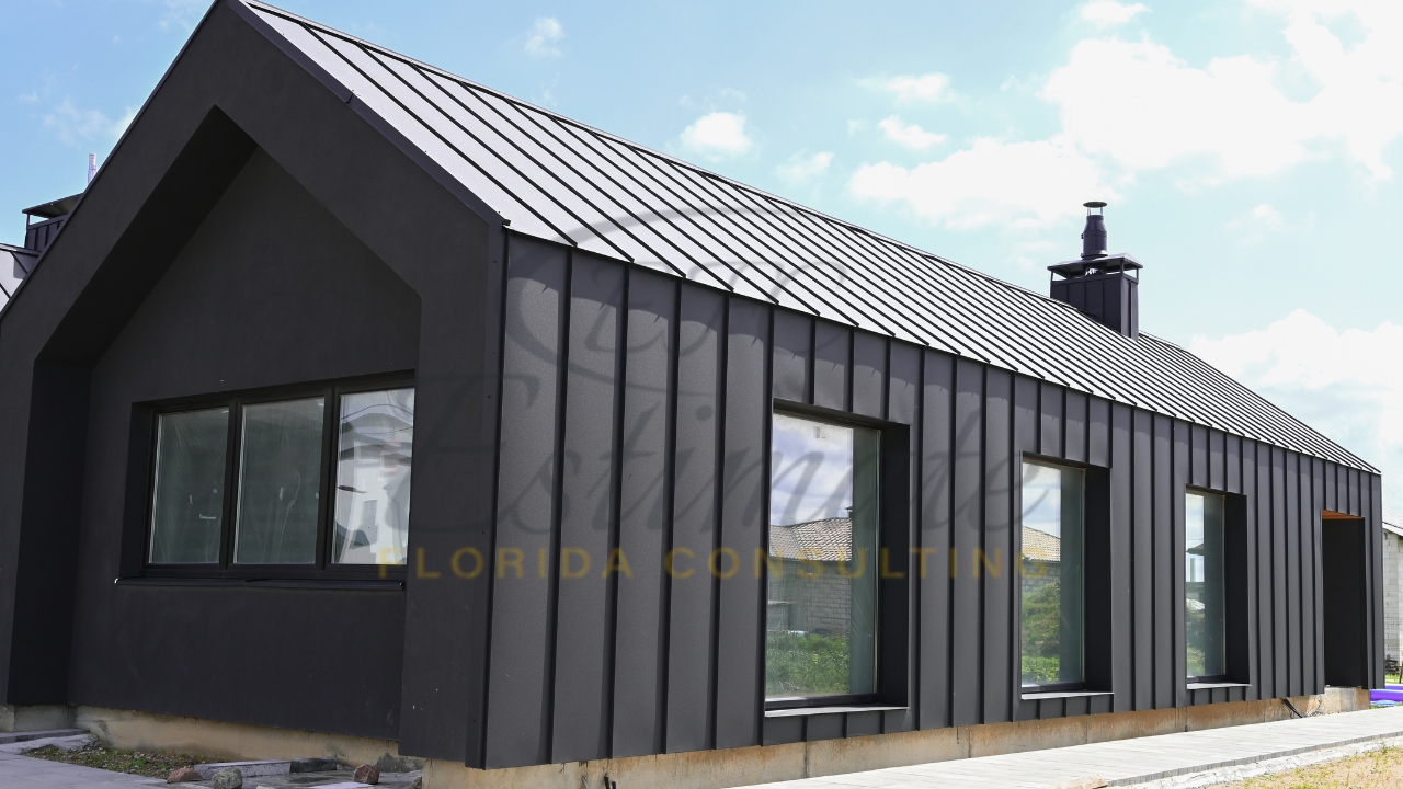 Black Siding House