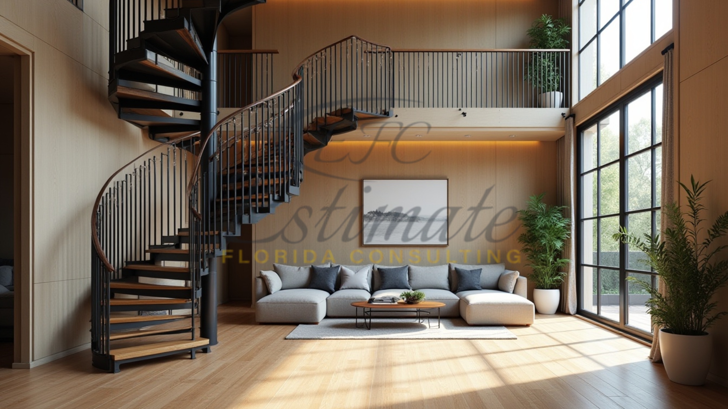 Custom Spiral Stairs for Homes in Florida