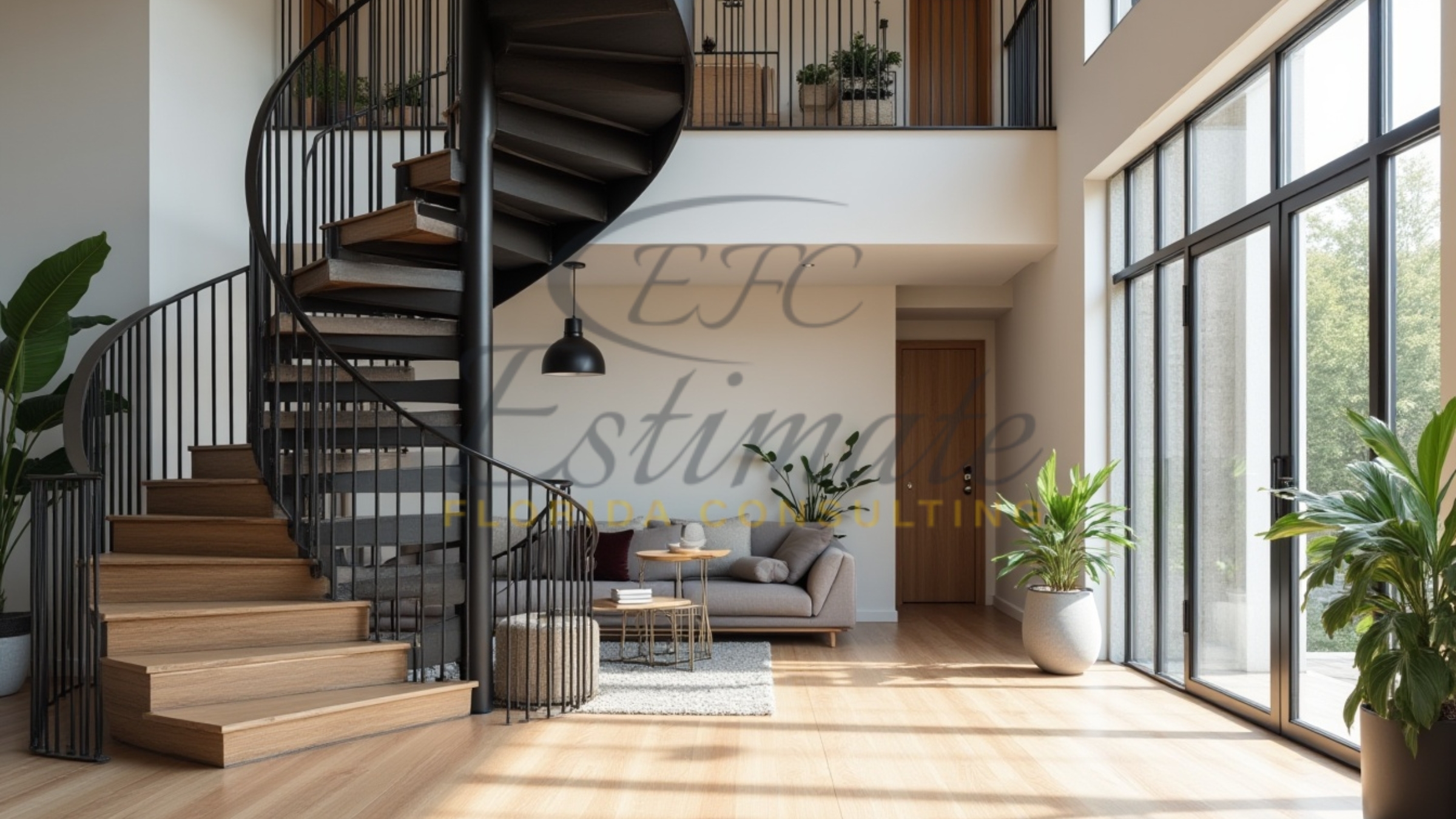 Custom Spiral Stairs for Homes in Florida
