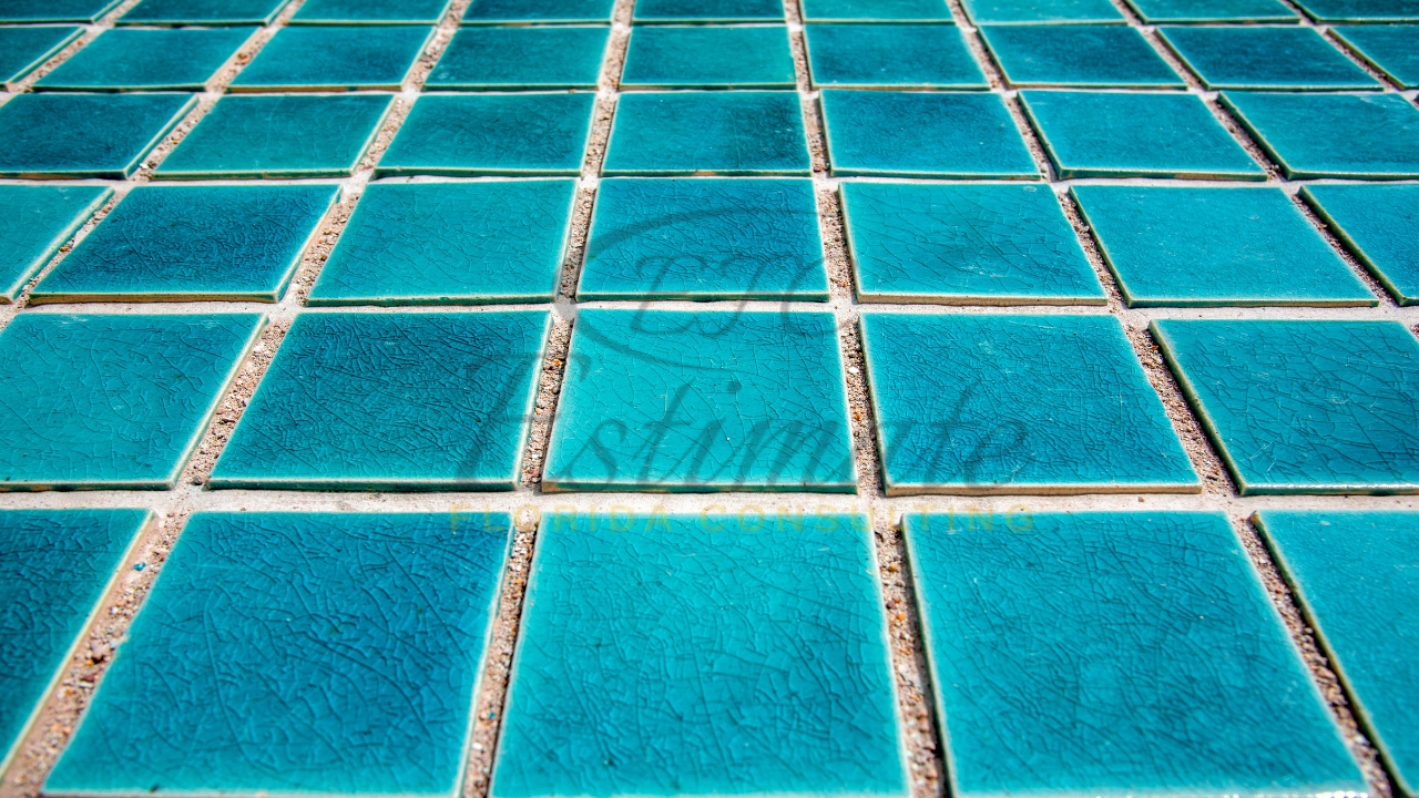 Custom Swimming Pool Tile Work in Florida