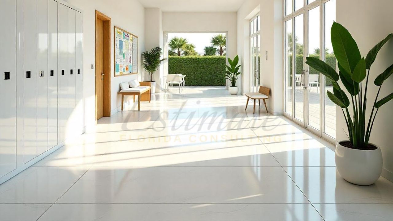 Education Centre Porcelain Tile Installation in Jacksonville, FL