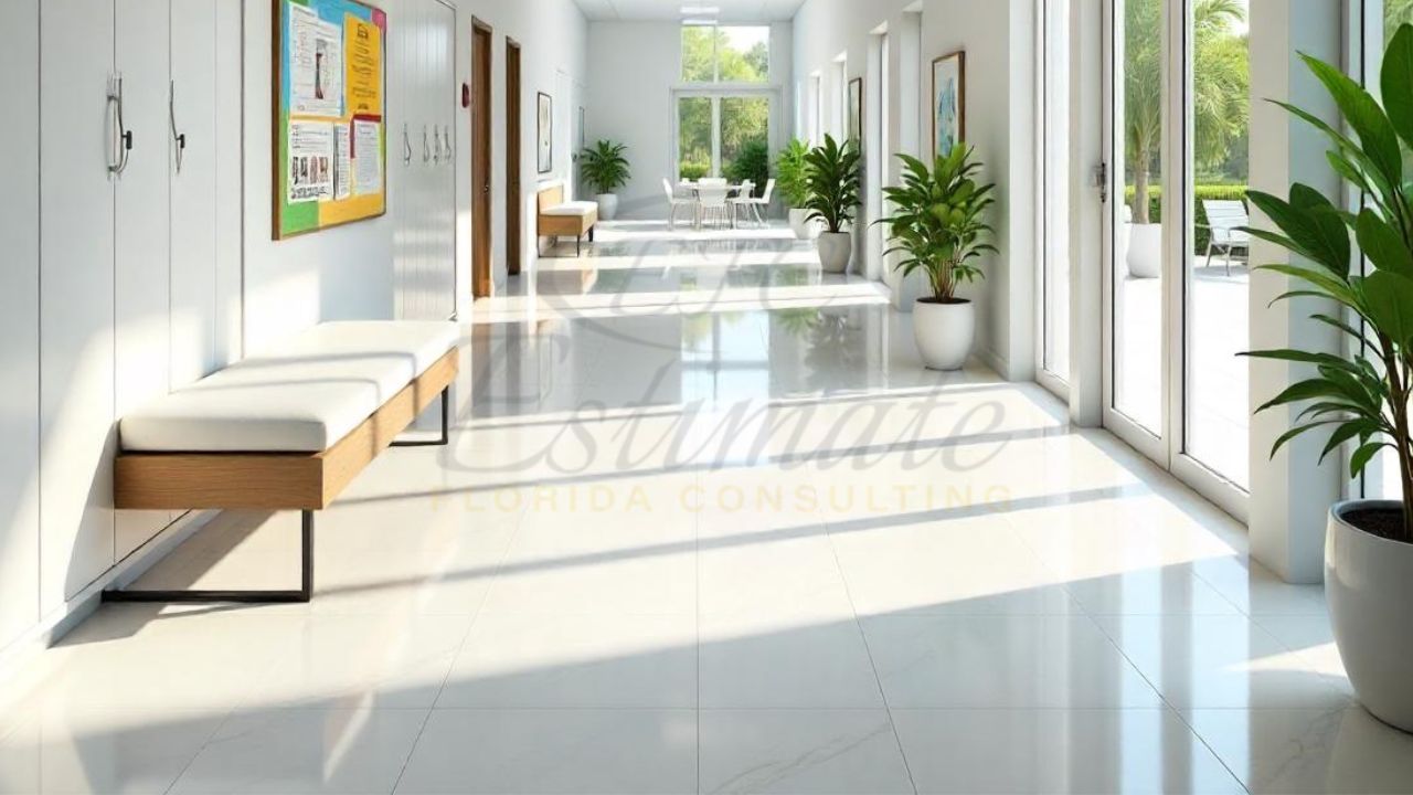 Education Centre Porcelain Tile Installation in Orlando, FL