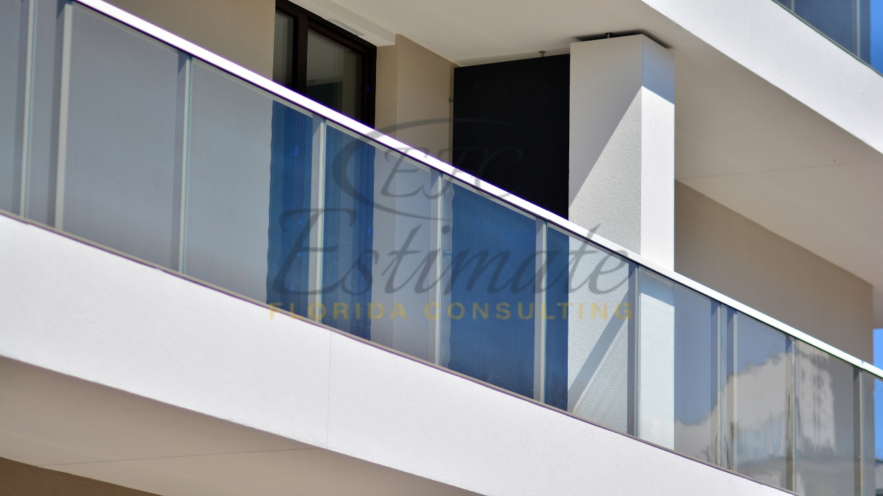 Glass and Metal Railings for Balconies in Florida