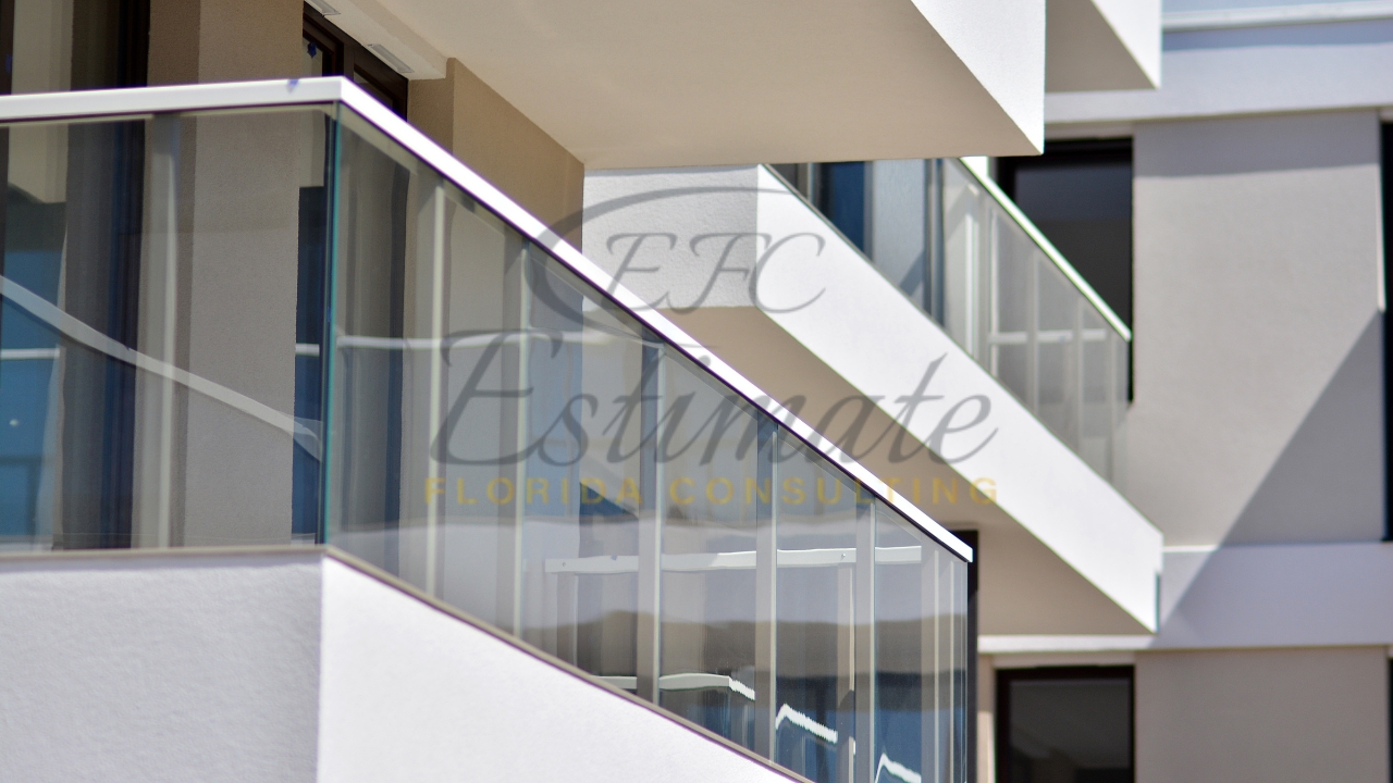 Glass and Metal Railings for Balconies in Florida