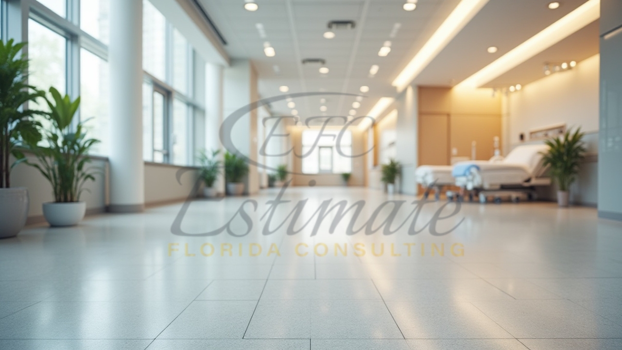 Hospital Porcelain Tile Installation in Cape Coral