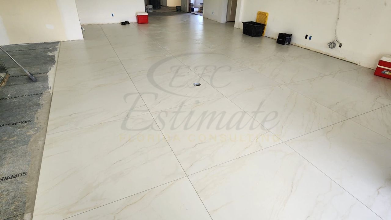 Industrial Porcelain Tile Installation in Sarasota, FL