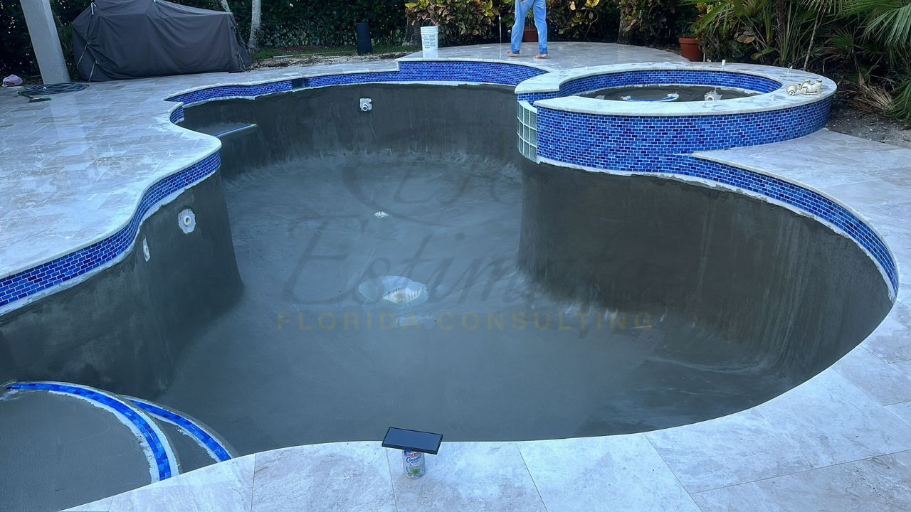 Inground Pool with Hot Tub Installation in Florida