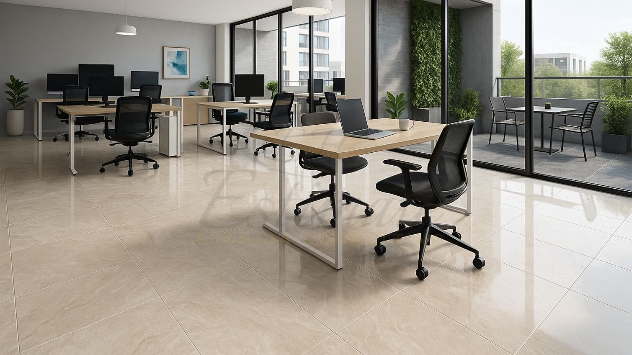 Office Porcelain Tile Flooring in Wellington, FL