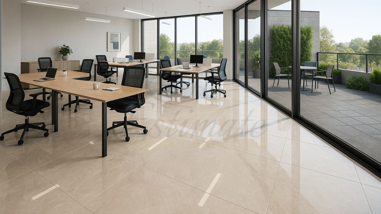 Office Porcelain Tile Flooring in Wellington, FL