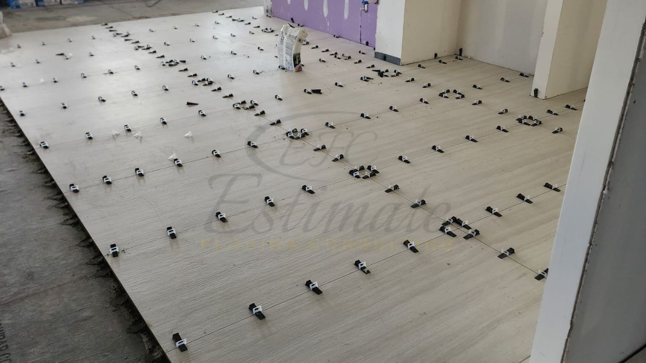 Office Porcelain Tile Flooring in Weston, FL