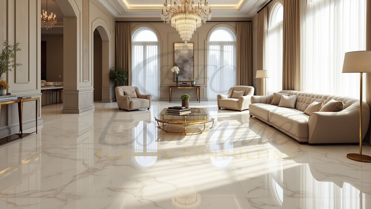 Porcelain Tile Installation for Room in Boca Raton