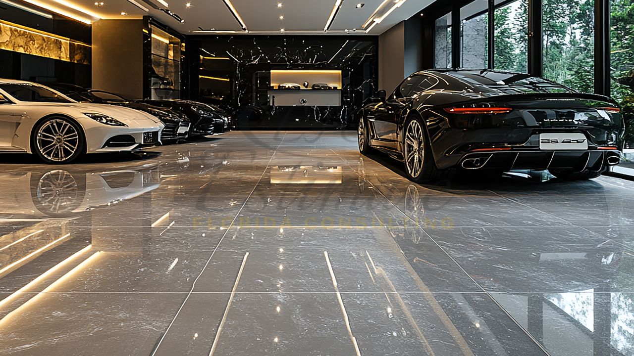 Porcelain Tile Installer for Car Showroom in Weston