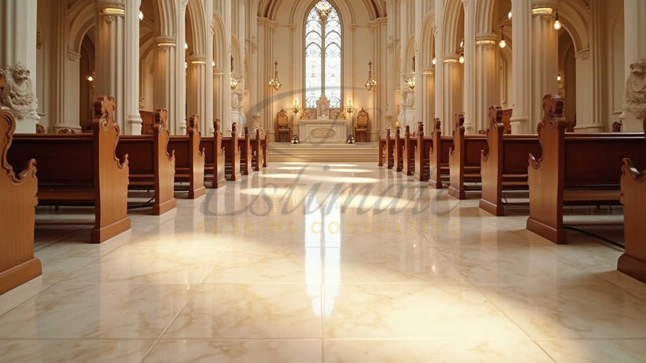 Porcelain Tile Installer for Churches in Coral Springs
