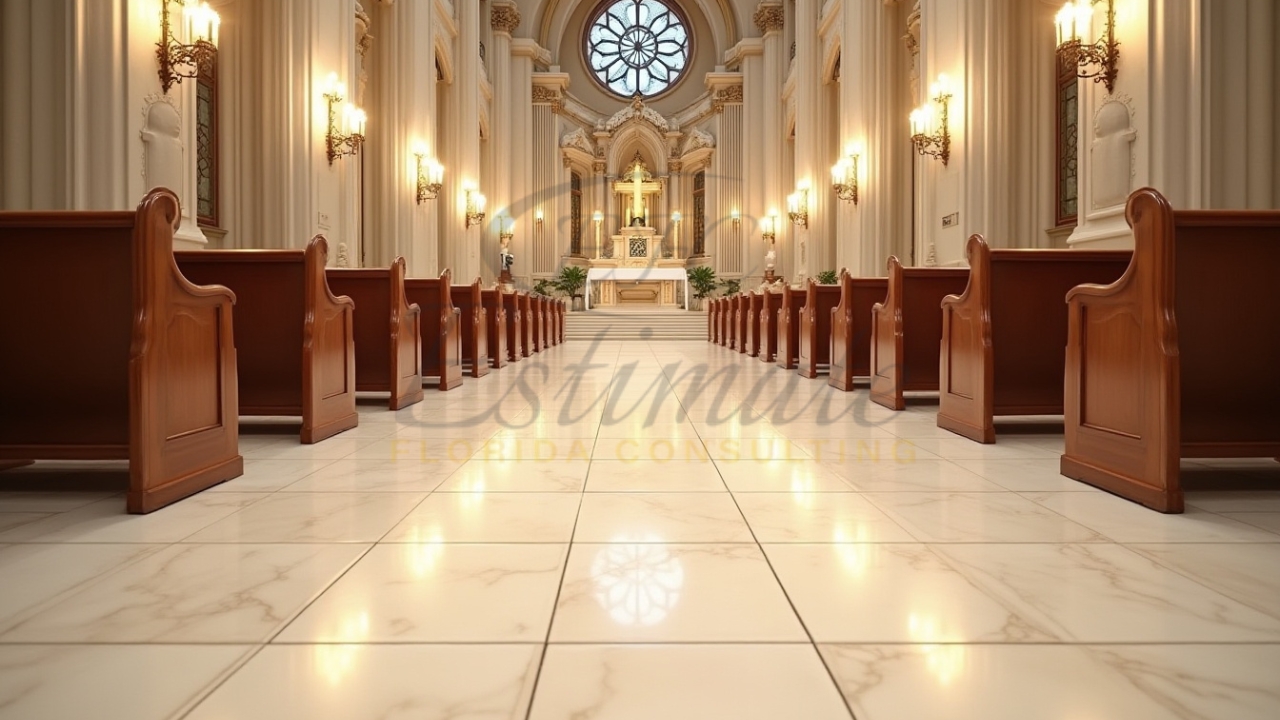 Porcelain Tile Installer for Churches in Florida