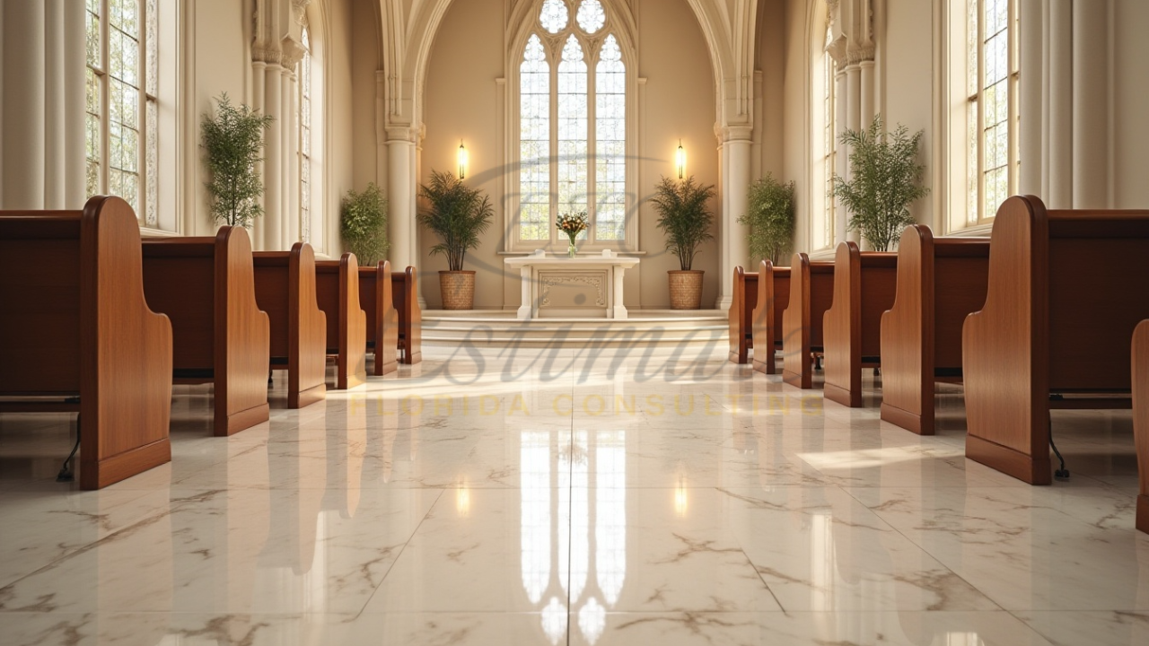 Porcelain Tile Installer for Churches in Jacksonville