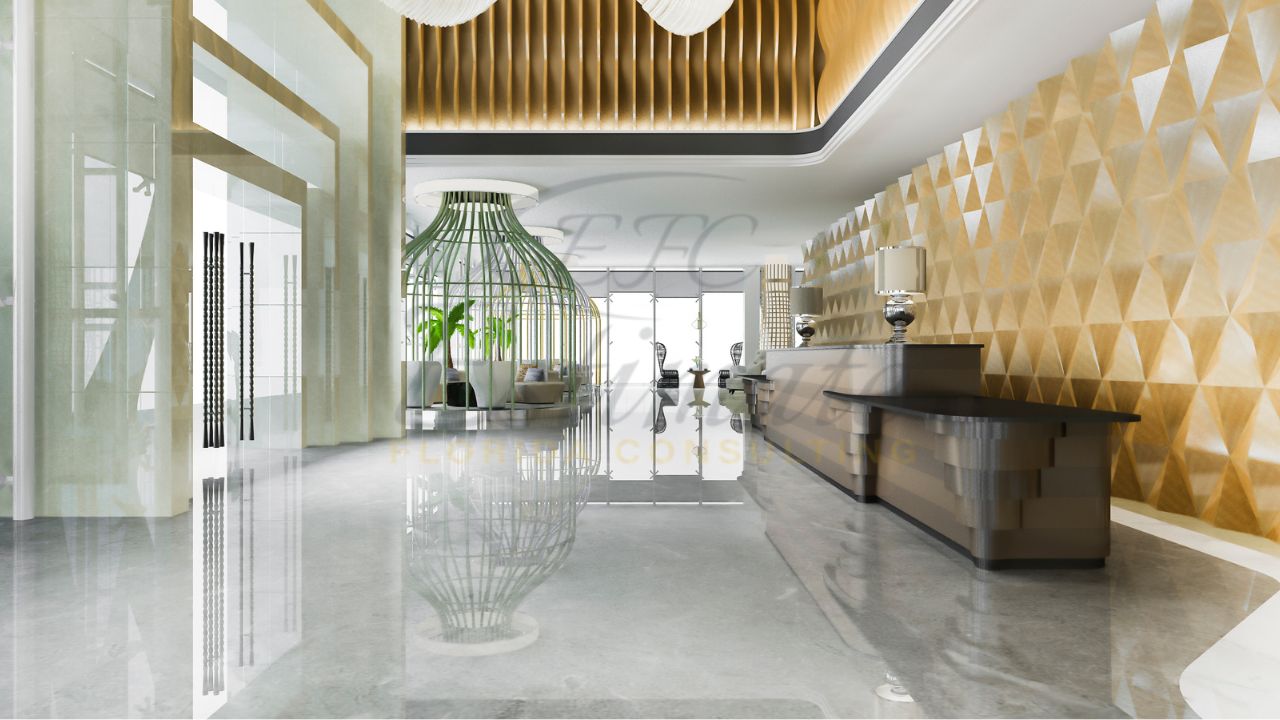 Porcelain Tile Installer for Hotel Lobby in Weston