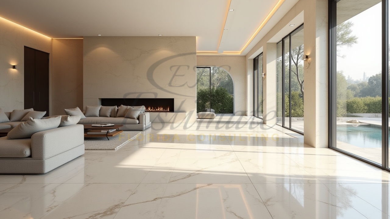Porcelain Tile Installer for Villa in Delray Beach