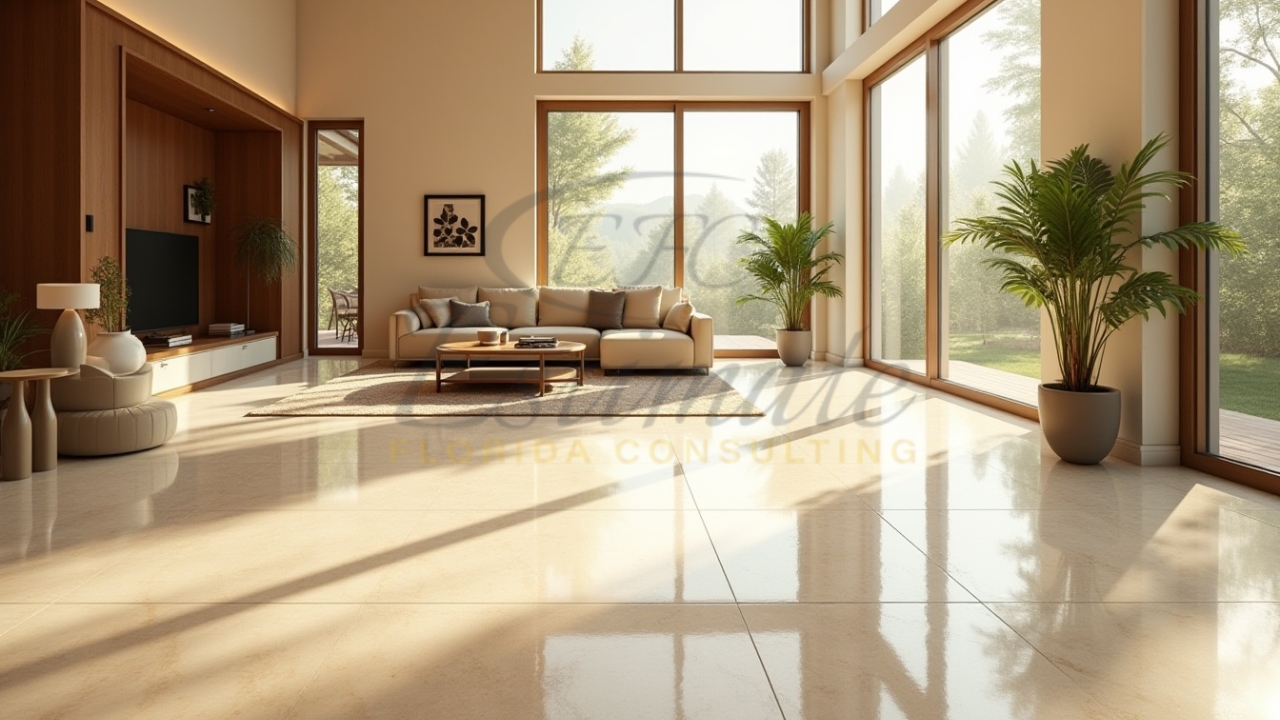 Porcelain Tile Installer for Villa in Delray Beach