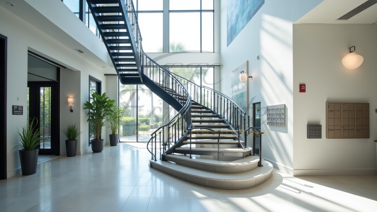 Residential Metal Stairs Installation in Boynton Beach