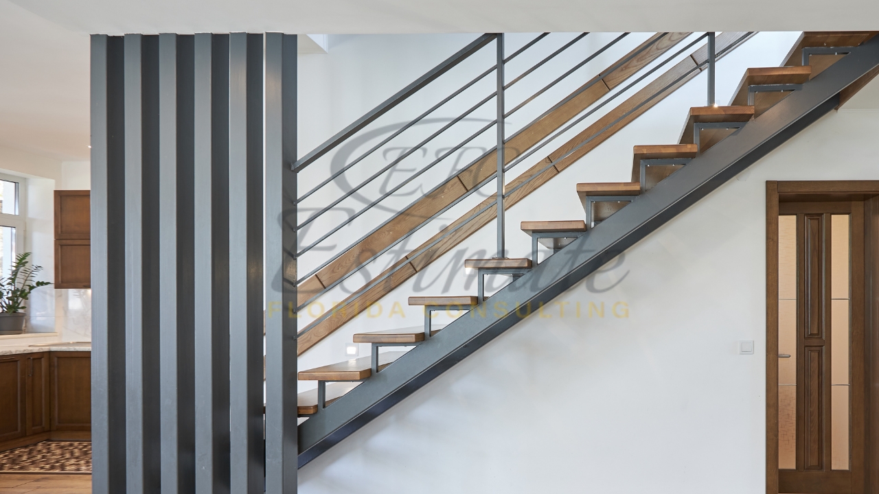Residential Metal Stairs Installation in Boynton Beach