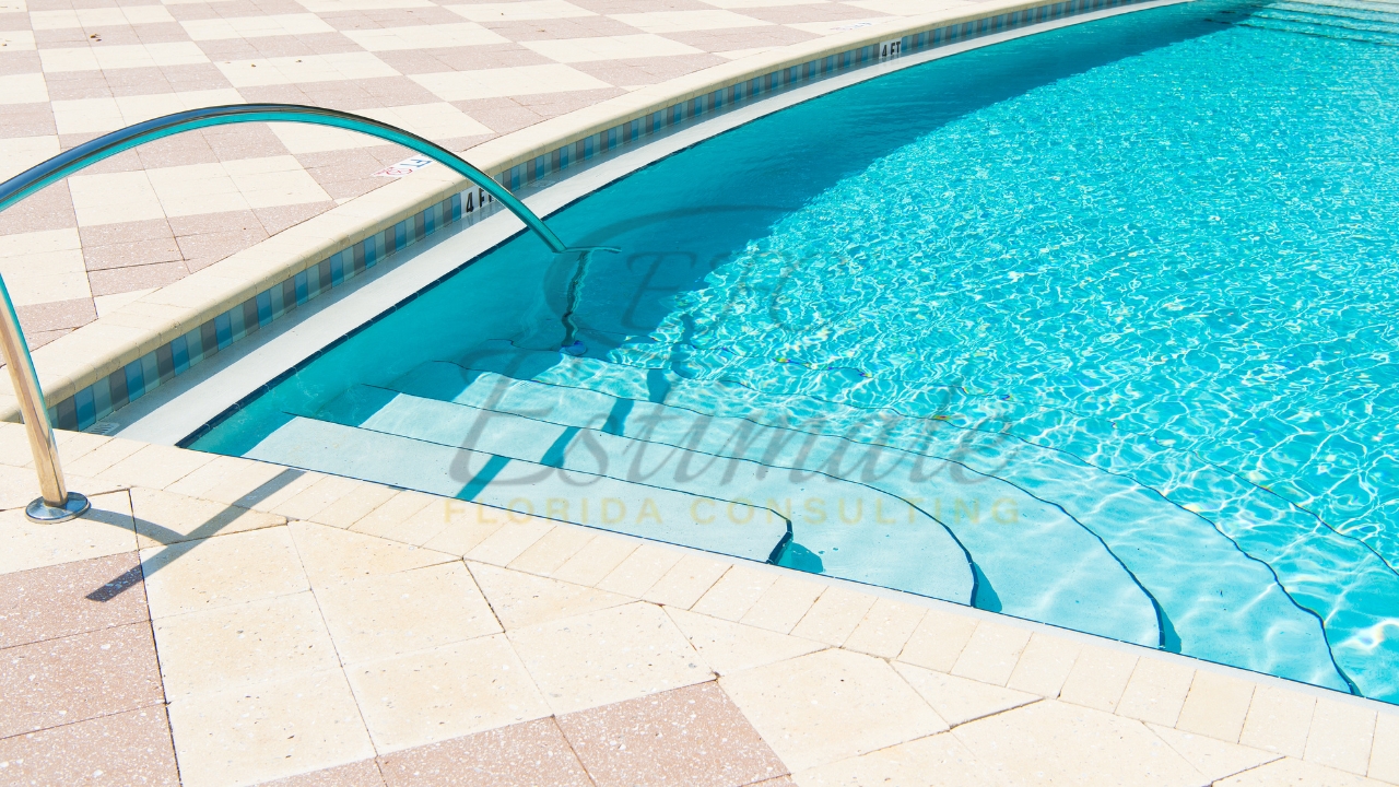 Slip-Resistant Pool Tile Installation in Florida