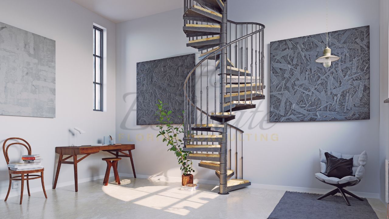 Florida Spiral Stairs with Balcony Rail Installation