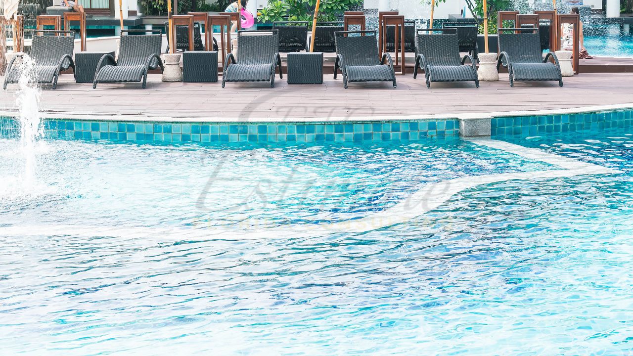 Swimming Pool Border Tile Installation in Florida
