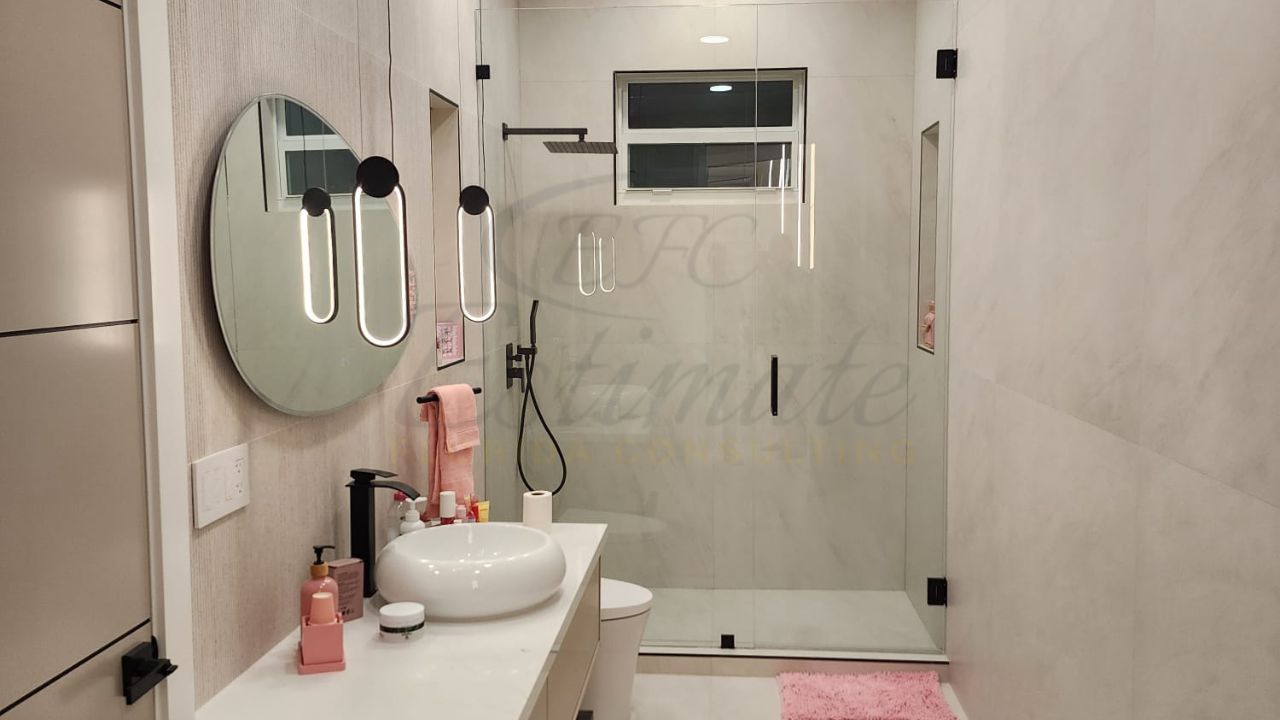 Bathroom Porcelain Tile Installation in Hialeah