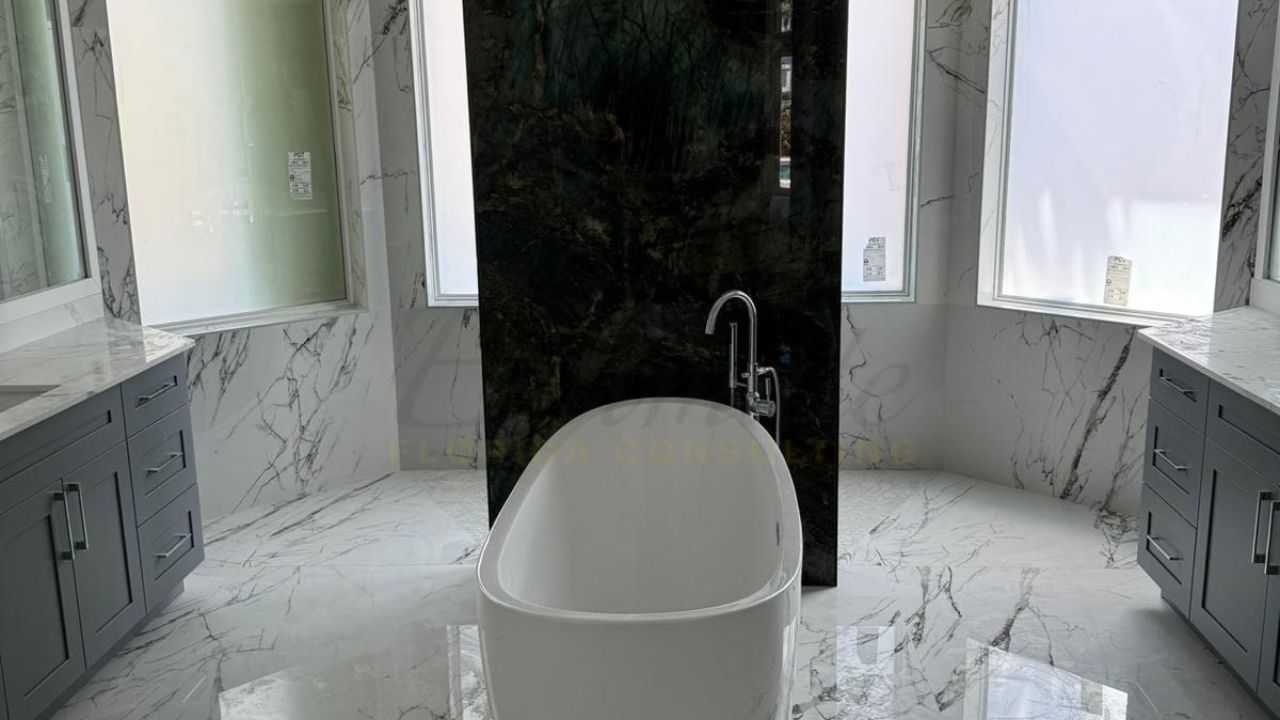 Bathroom Porcelain Tile Installation in Hollywood