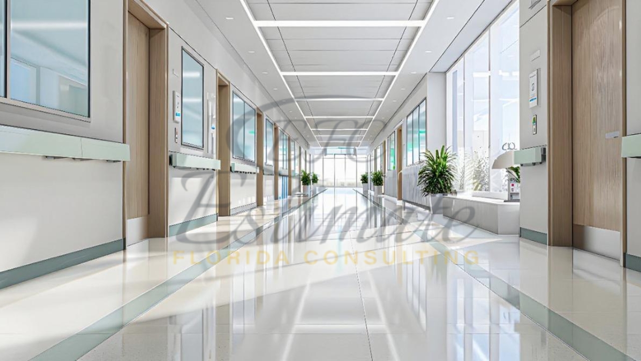 Hospital Porcelain Tile Installation in Miramar