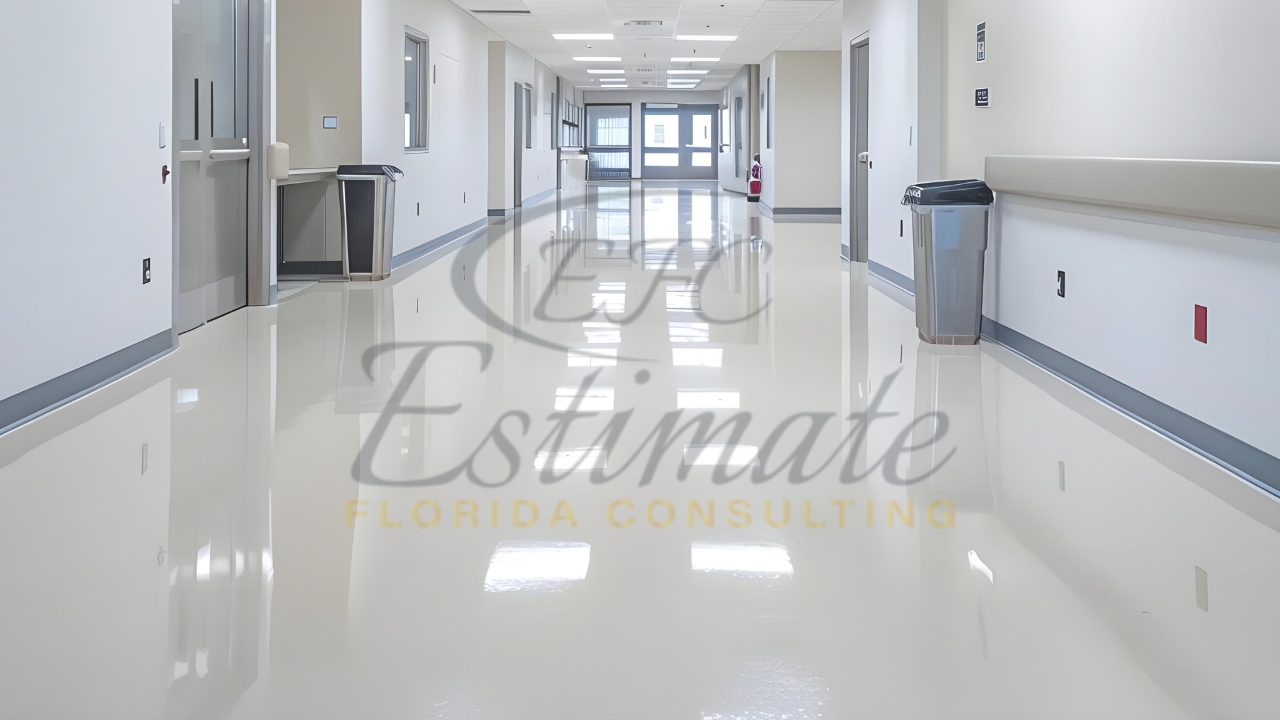 Hospital Porcelain Tile Installation in Plantation
