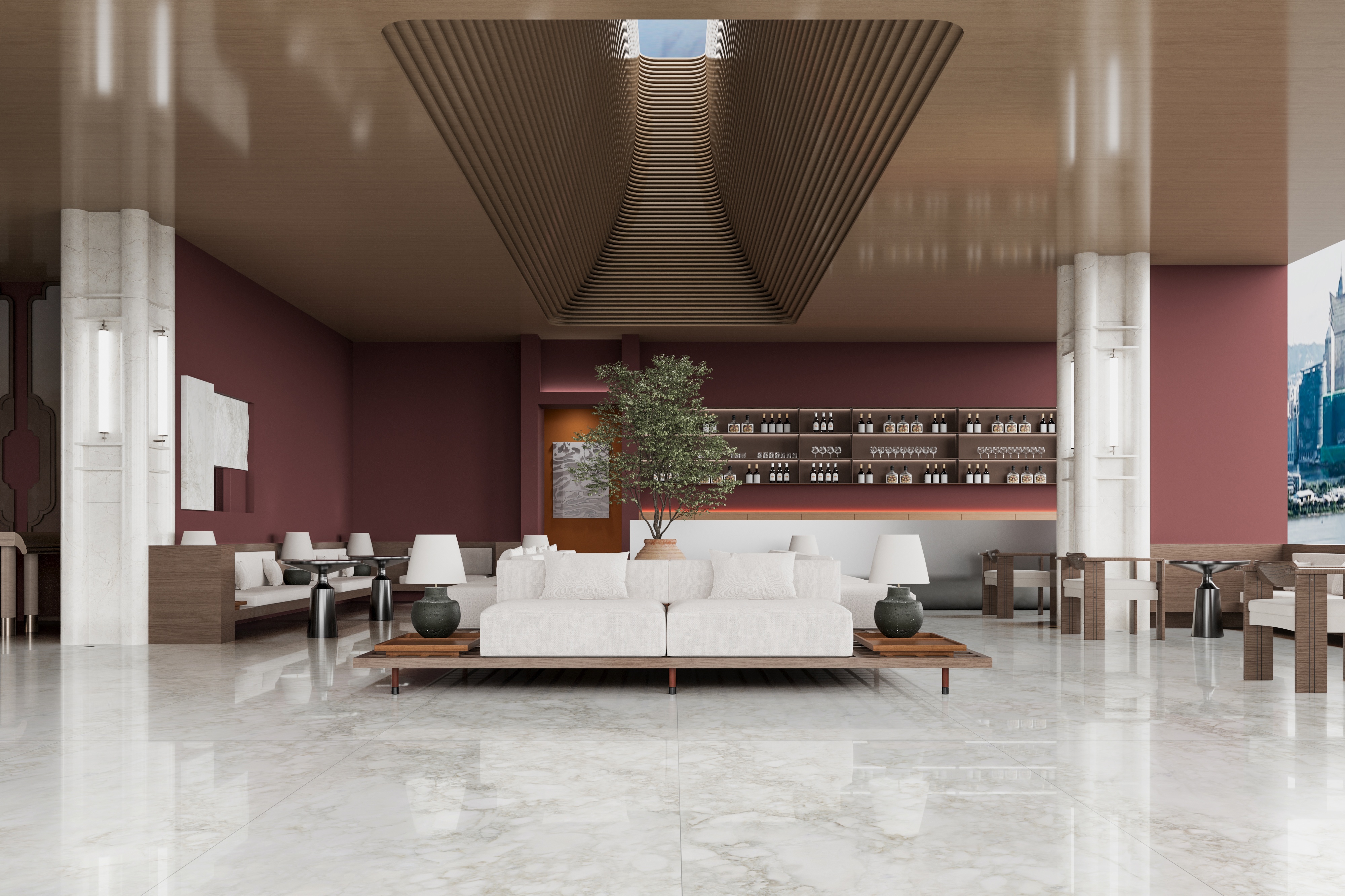 Luxury home porcelain tile flooring in Gainesville
