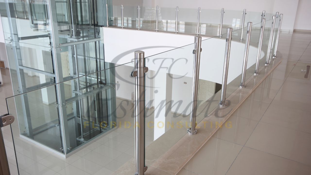 Balcony Glass Railing Contractors in Miami