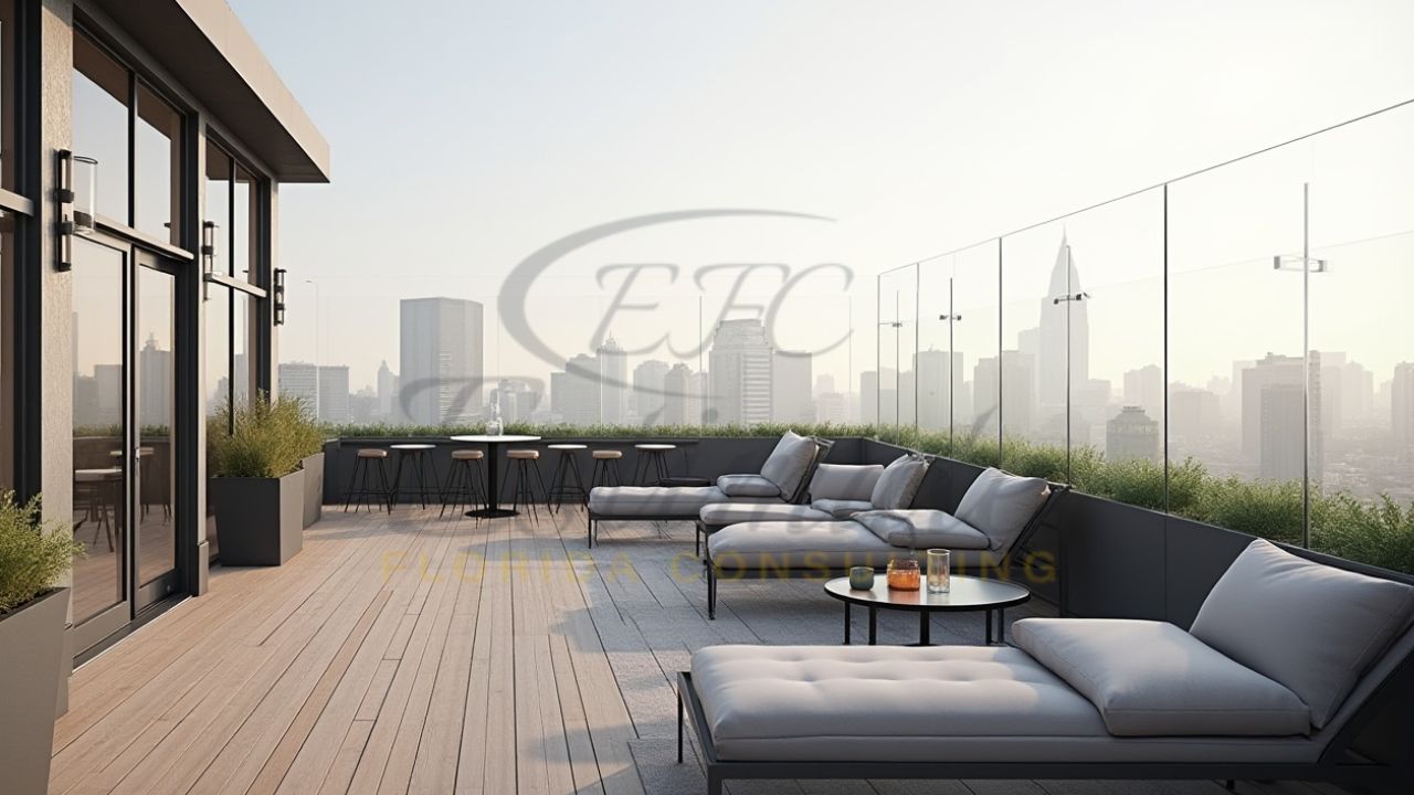 Glass Deck Railing in Jacksonville