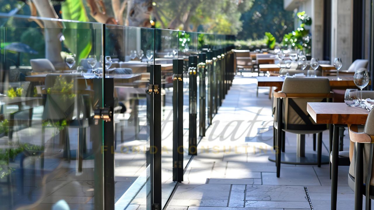 Glass Railings for Restaurants & Cafes