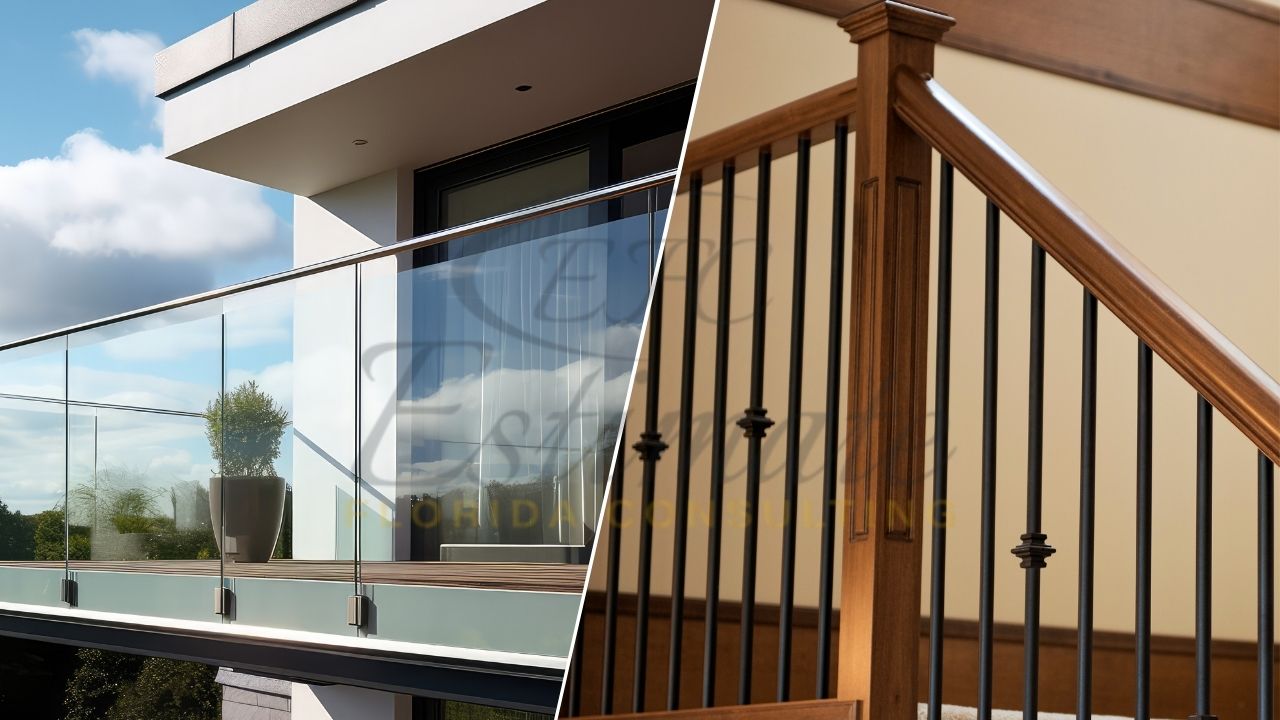 Glass Railings vs Wood Railings