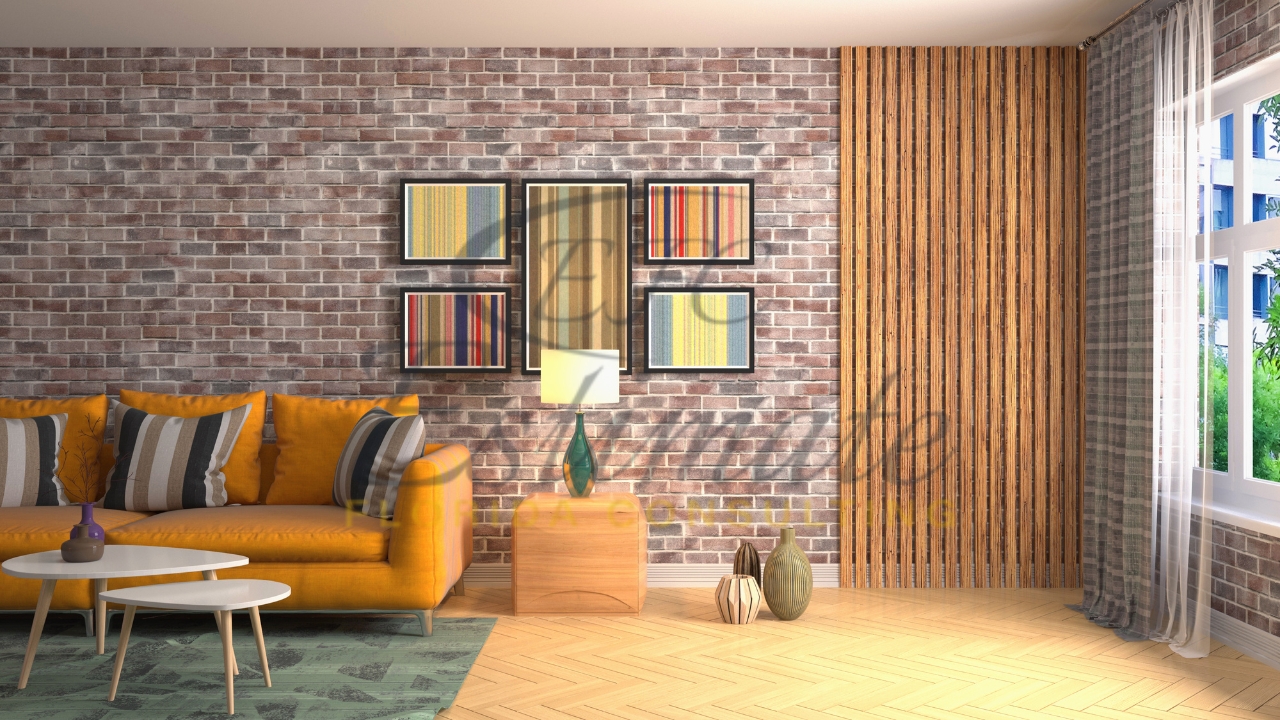 Living Room Wall Design in Coral Springs