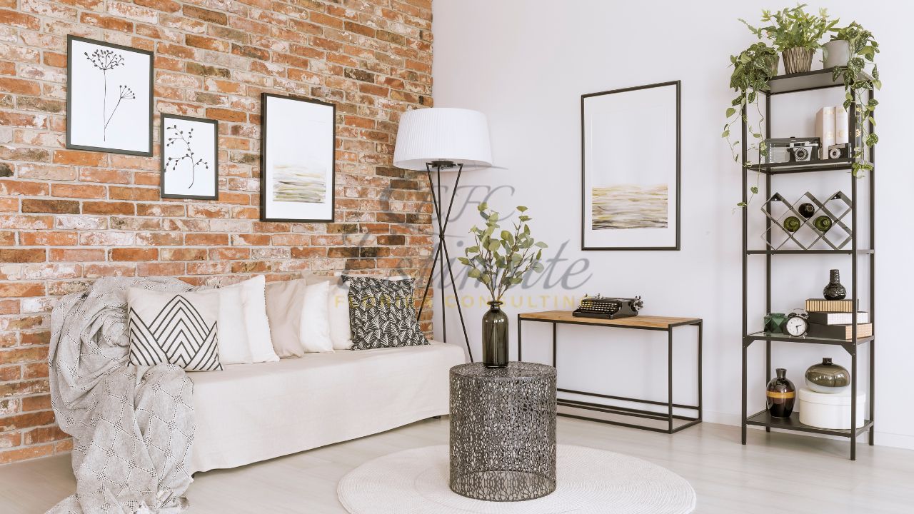 Living Room Wall Design in Dania Beach